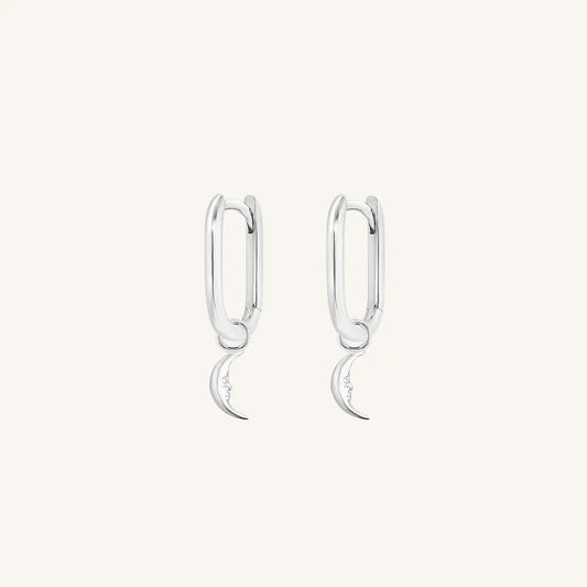 The  SILVER  Patience Marley Hoops by  Francesca Jewellery from the Earrings Collection.