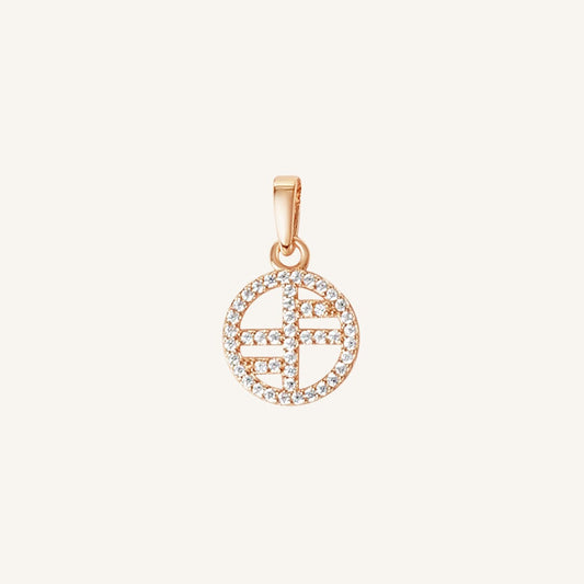 Pavé Logo Charm