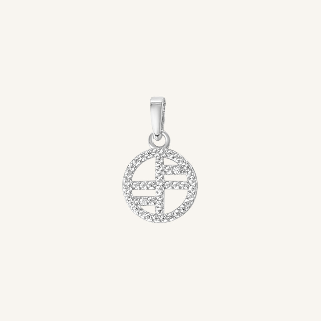 Pavé Logo Charm