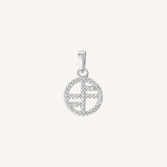 Pavé Logo Charm
