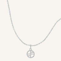 Pavé Logo Charm Necklace
