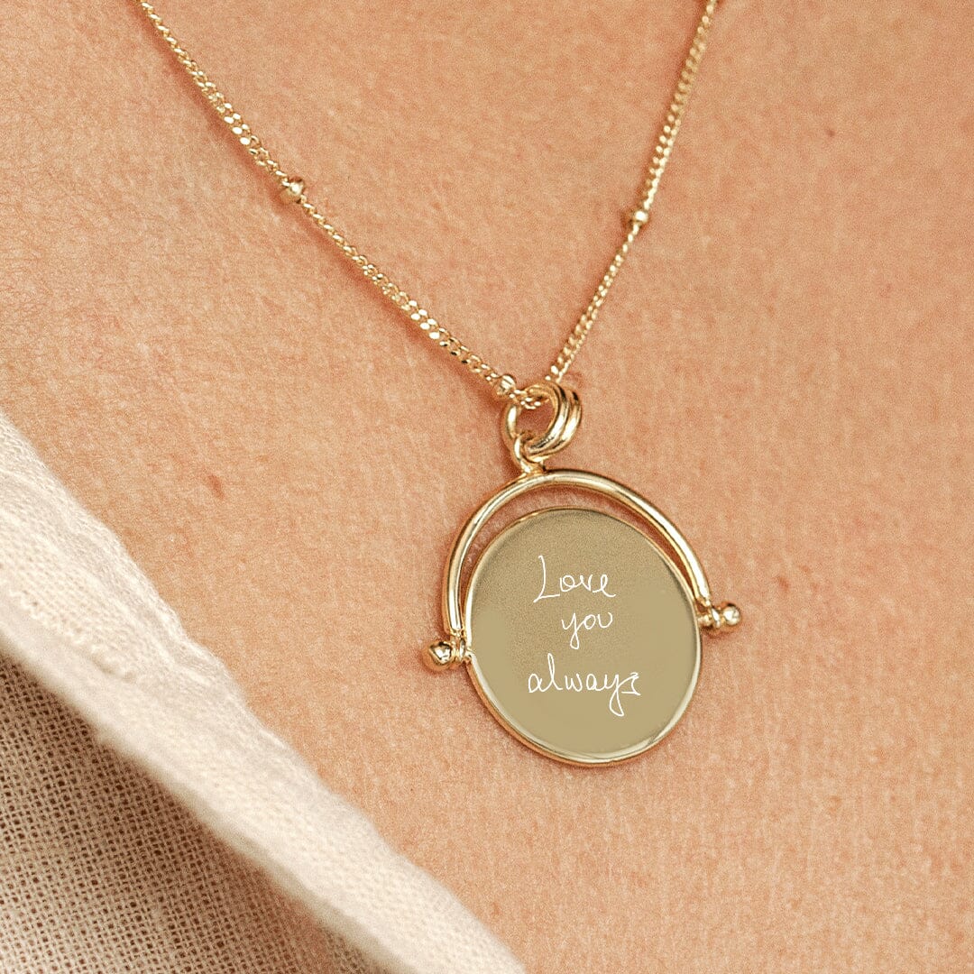 Etch Pendant Necklace