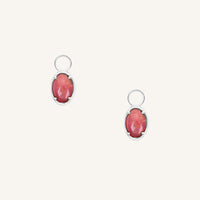 Rhodonite Haven Hoop Charm (Set of 2)