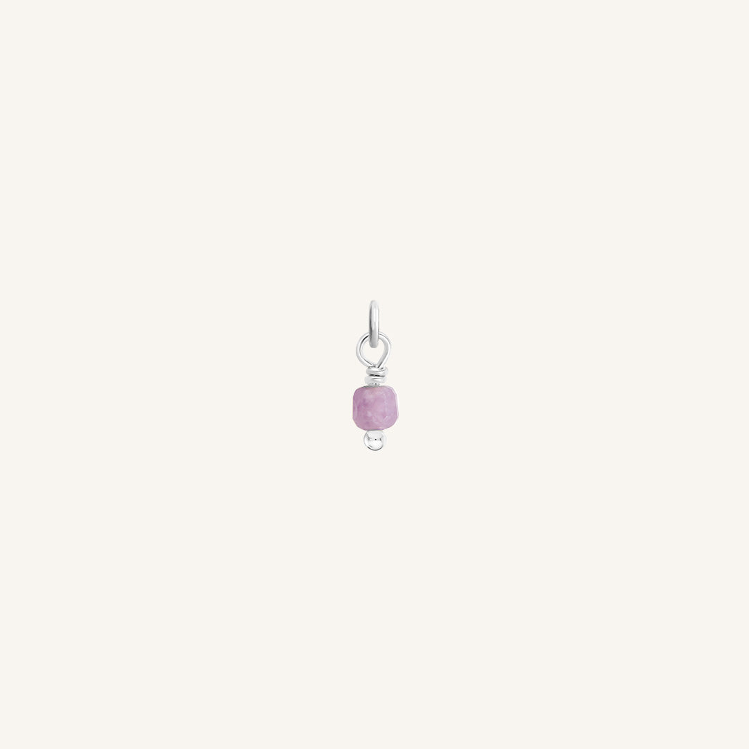 Amethyst Soldering Charm - Stone of Peace