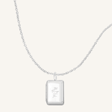 Etch Engraved Story Photo Locket Necklace