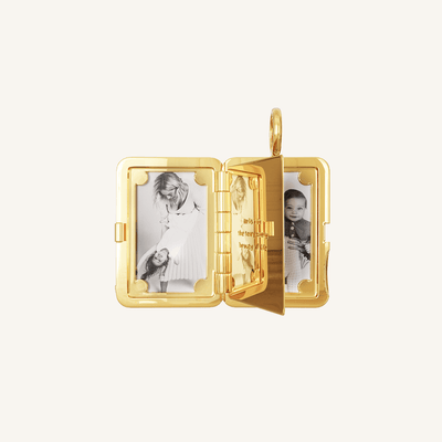Etch Engraved Story Photo Locket