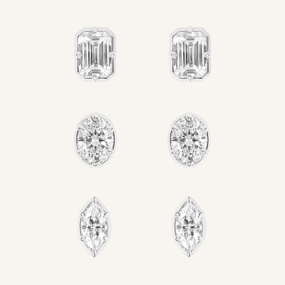 Trove Clear Stud Set