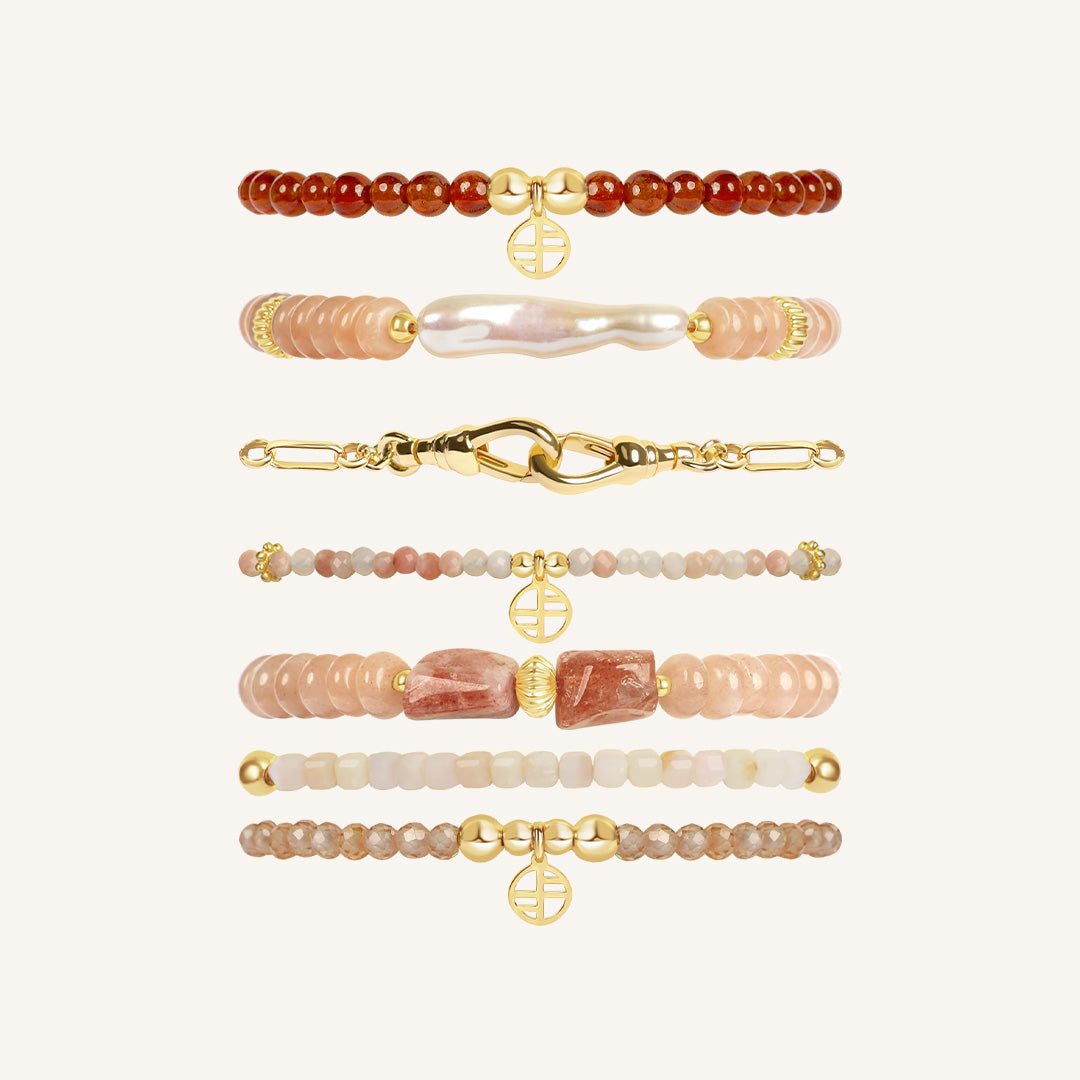 Waratah Bracelet Stack