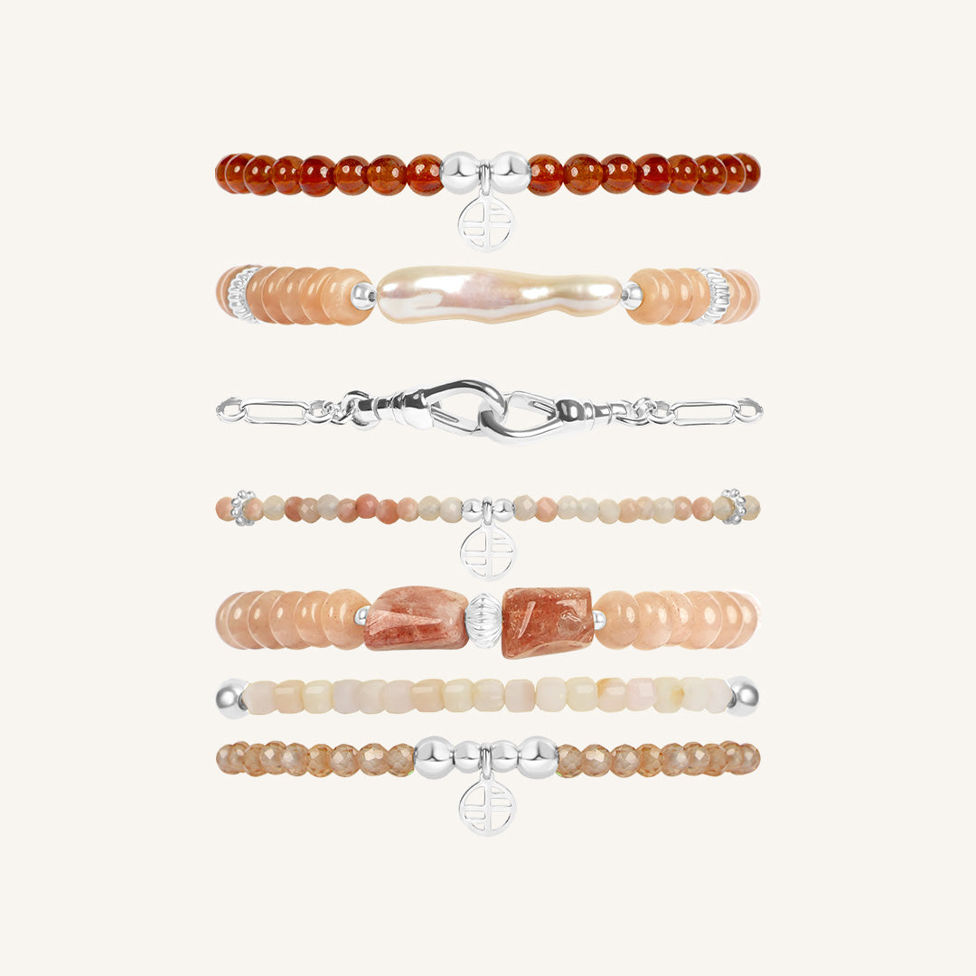 Waratah Bracelet Stack
