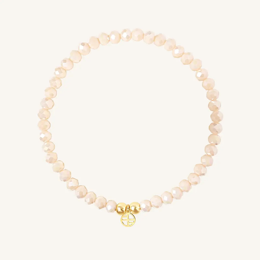 The  Peach-L-GOLD  Dazzle Bracelet by  Francesca Jewellery from the Bracelets Collection.