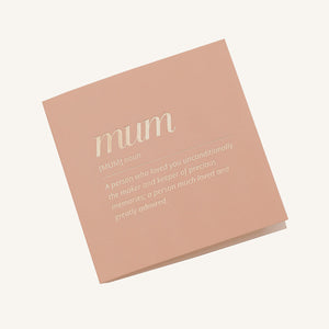 A selection of greeting cards displayed on a neutral background, featuring designs such as 'Happy Mother's Day', hearts, and the words 'mum' along with a general 'Love you mum' message.