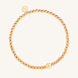 Etch Alpha Letter Bracelet