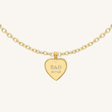 Etch Behold Heart Necklace