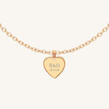 Etch Behold Heart Necklace