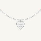Etch Behold Heart Necklace